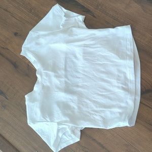 Beyond Yoga white t shirt